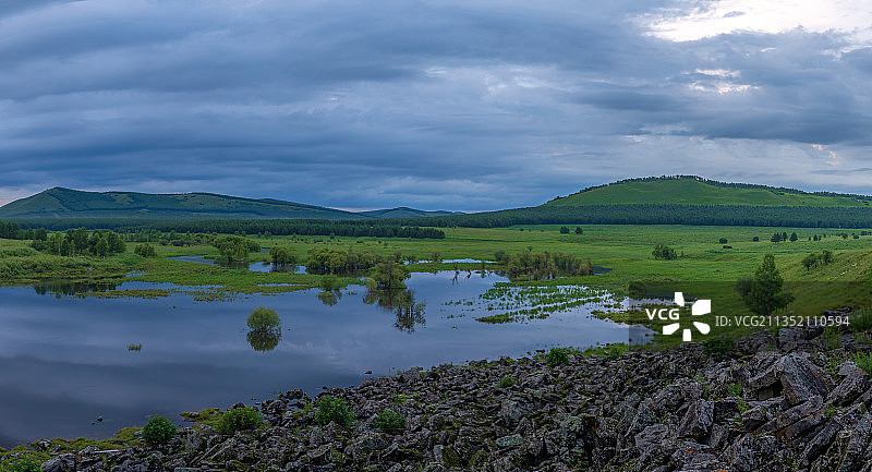 内蒙古哈拉哈河湿地图片素材