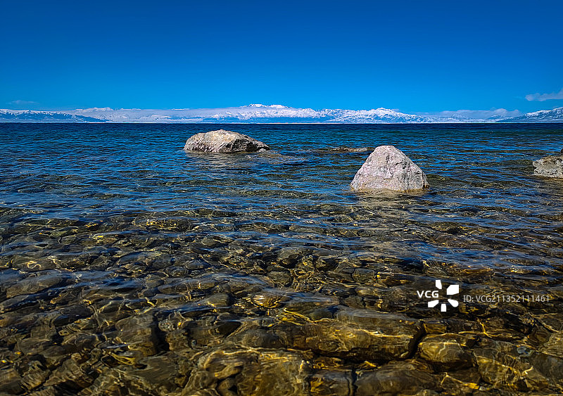 新疆博州赛里木湖图片素材