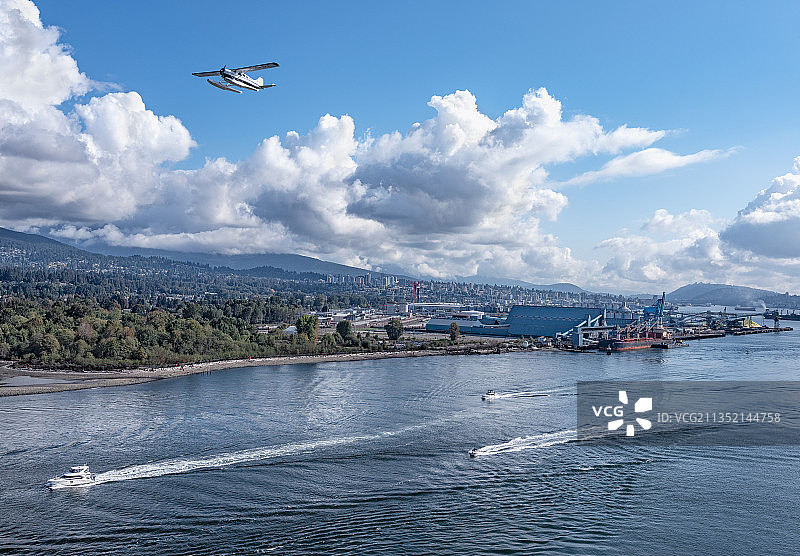 温哥华港图片素材