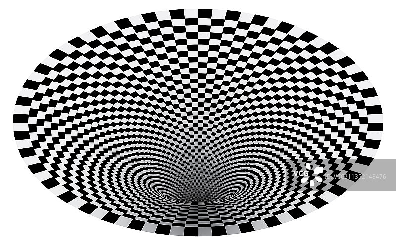 隧道或虫洞数字线框隧道3d图片素材