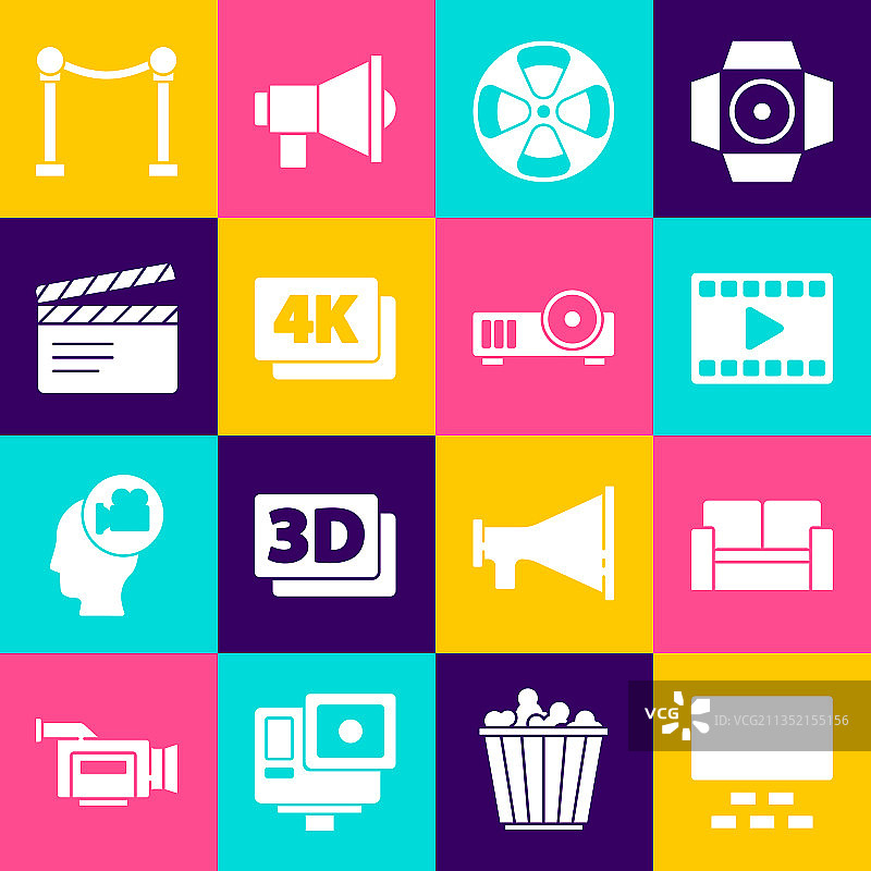 电影院礼堂座椅戏剧套装图片素材