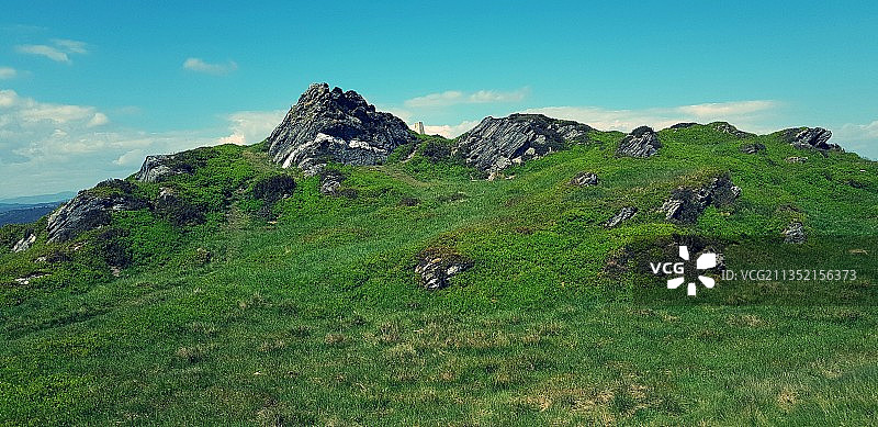 珀斯和金罗斯的田野风光，英国图片素材