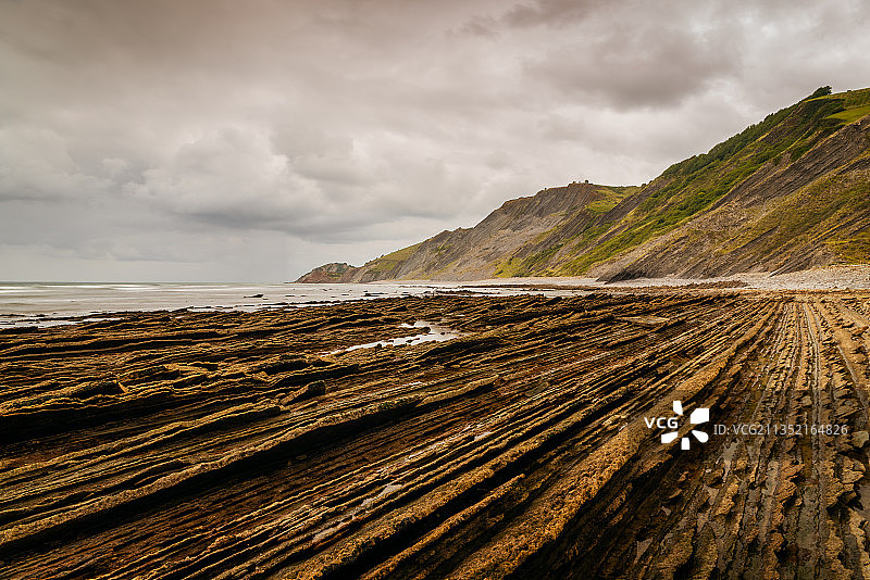 西班牙吉普斯夸祖马亚海滩风光图片素材