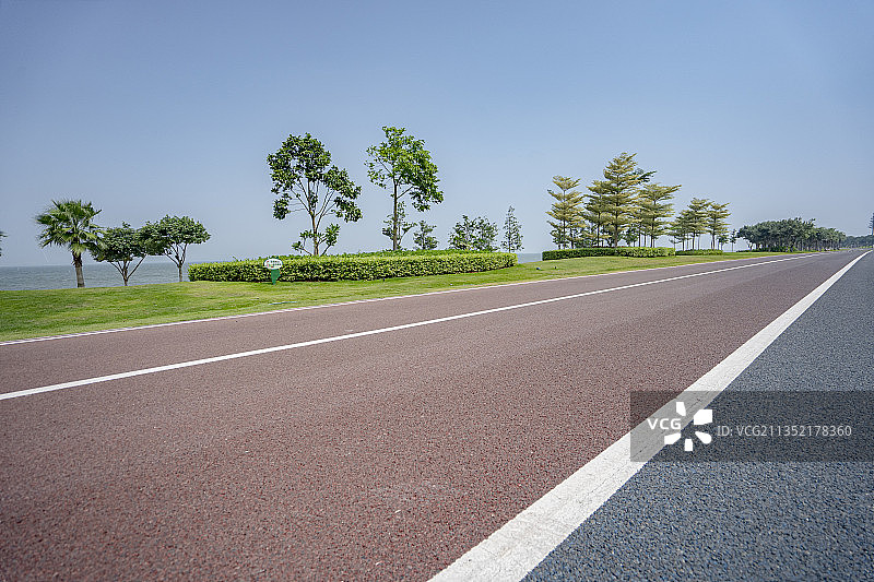 厦门同安海边滨海大道图片素材