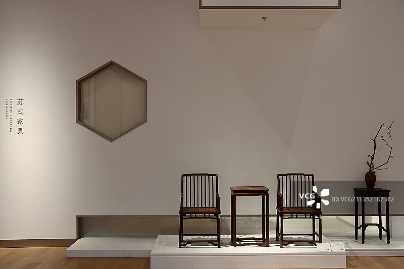 苏州博物馆西馆-苏式家具图片素材