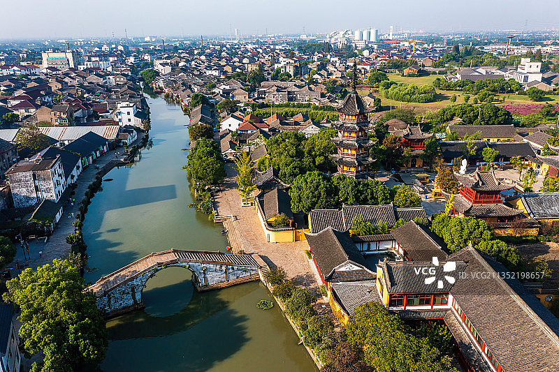 苏州吴江震泽古镇图片素材