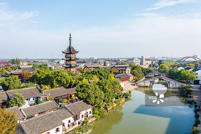 苏州吴江震泽古镇图片素材