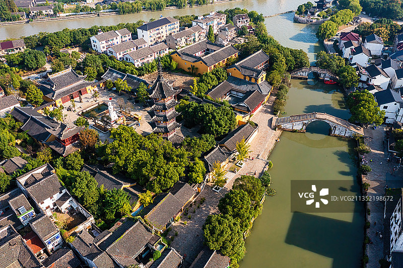 苏州吴江震泽古镇图片素材