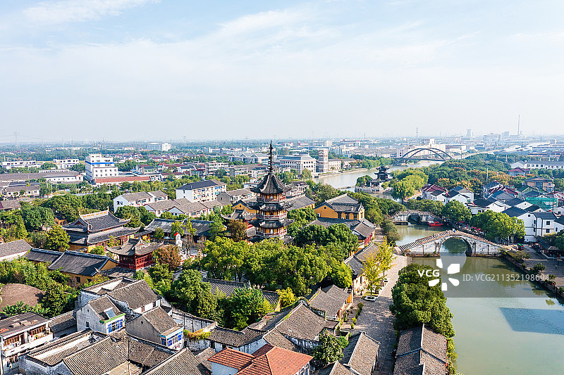 苏州吴江震泽古镇图片素材