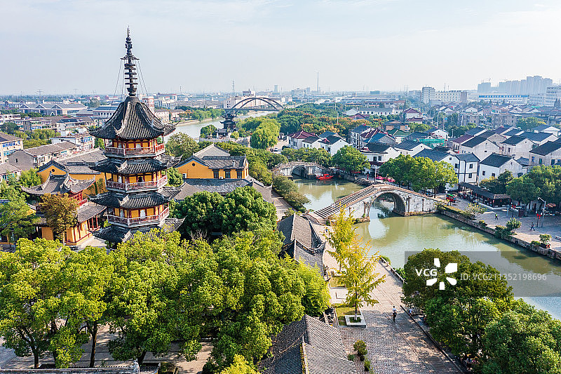 苏州吴江震泽古镇图片素材