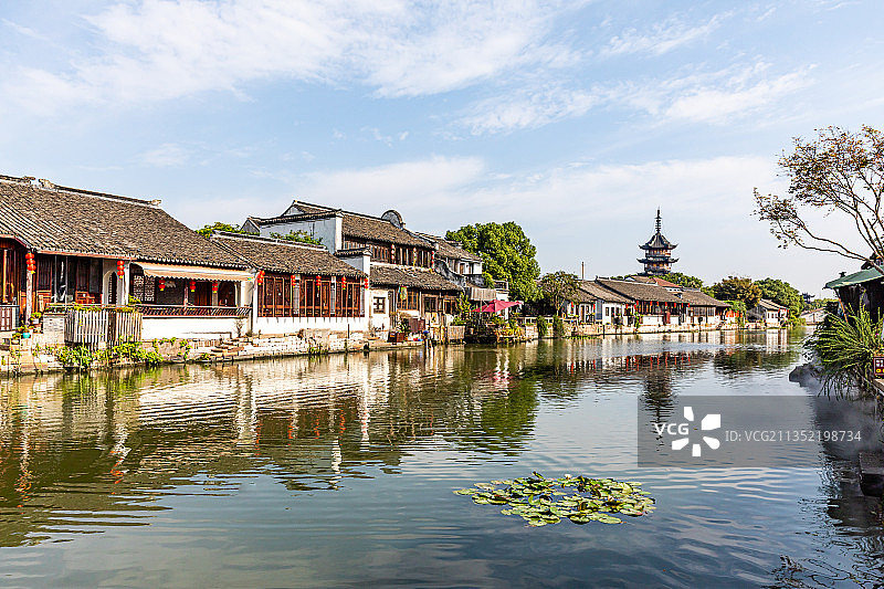 苏州吴江震泽古镇图片素材