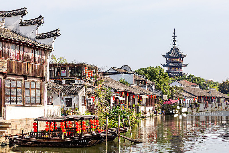 苏州吴江震泽古镇图片素材