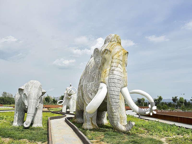 河北省张家口市阳原县泥河湾国家考古遗址公园图片素材