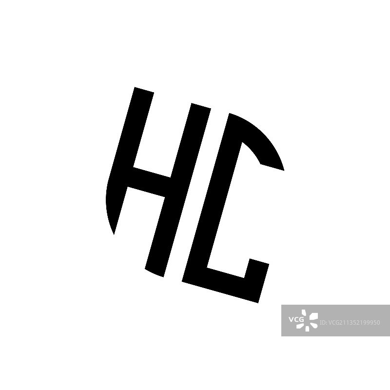 logo首字母组合设计模板图片素材