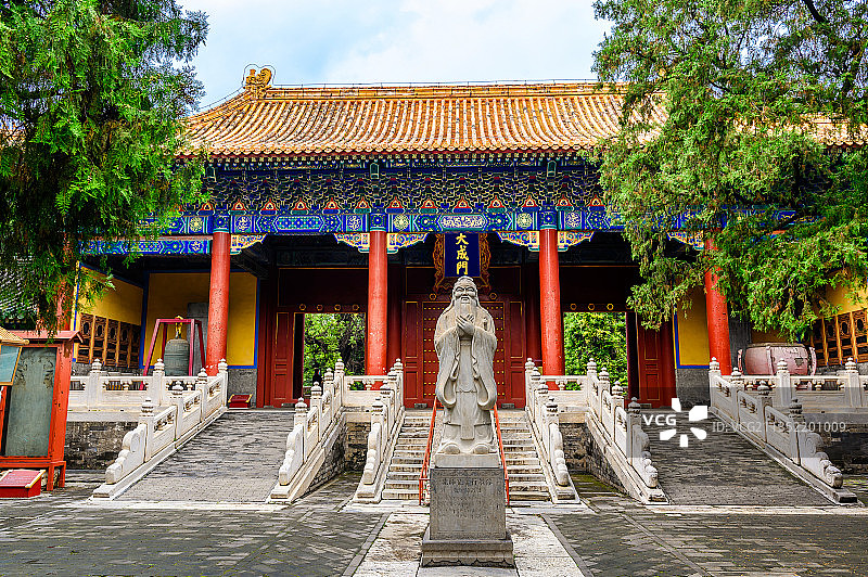 北京孔庙大成门图片素材