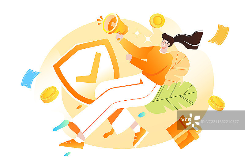 金融电商保险安全促销图片素材