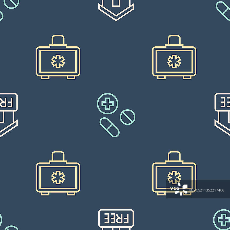 免费送货上门与急救箱图片素材