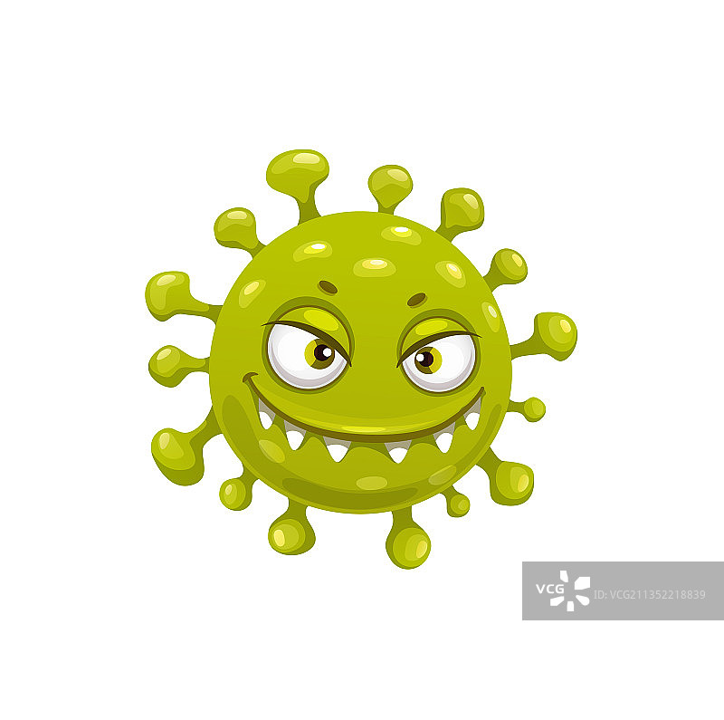 卡通冠状病毒细胞图标COVID19病毒图片素材