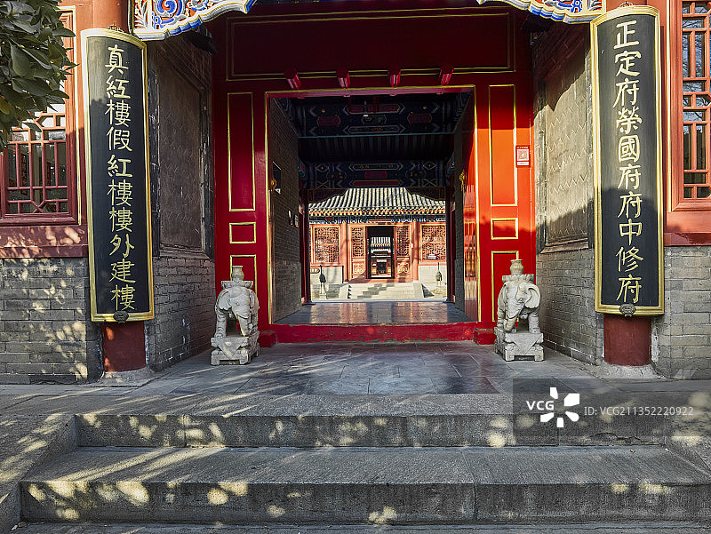 河北省石家庄市正定县荣国府旅游景区图片素材