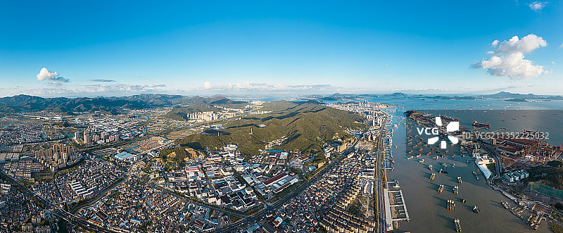 舟山全景图片素材