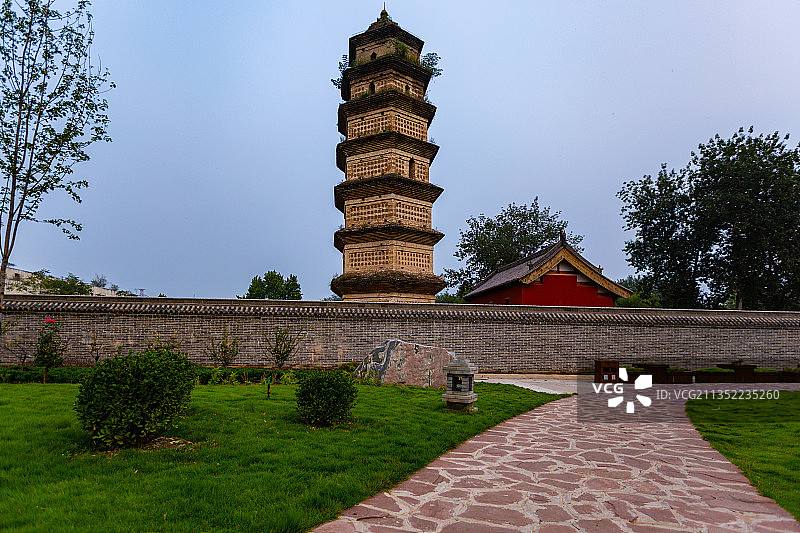 河南省济源市延庆寺舍利塔图片素材