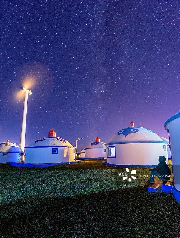 仰望星空图片素材