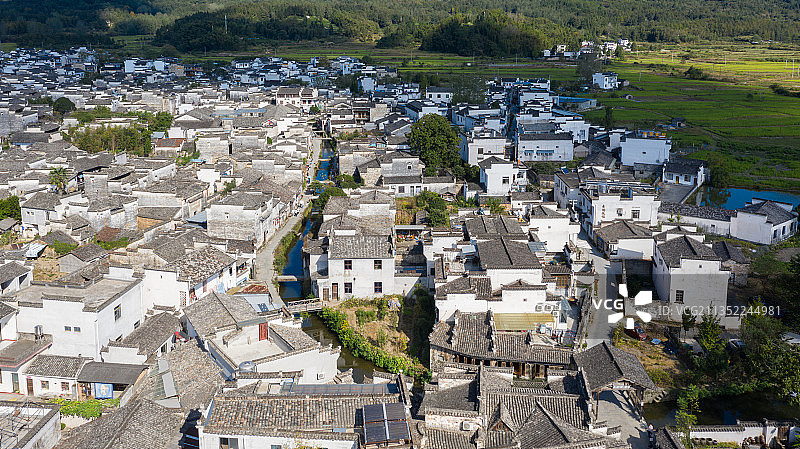 安徽黄山市黟县屏山村风光图片素材