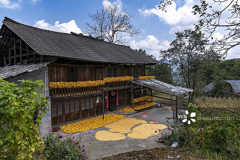 农家小院图片素材