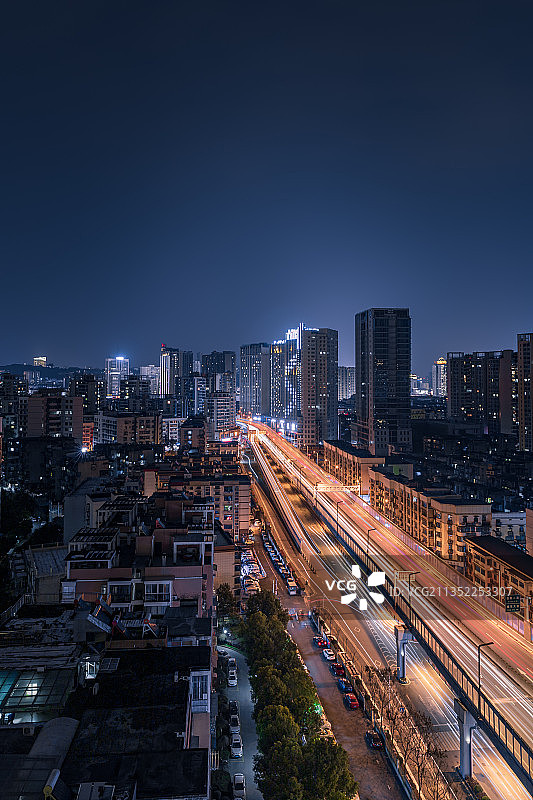 宜昌西陵二路快速路图片素材