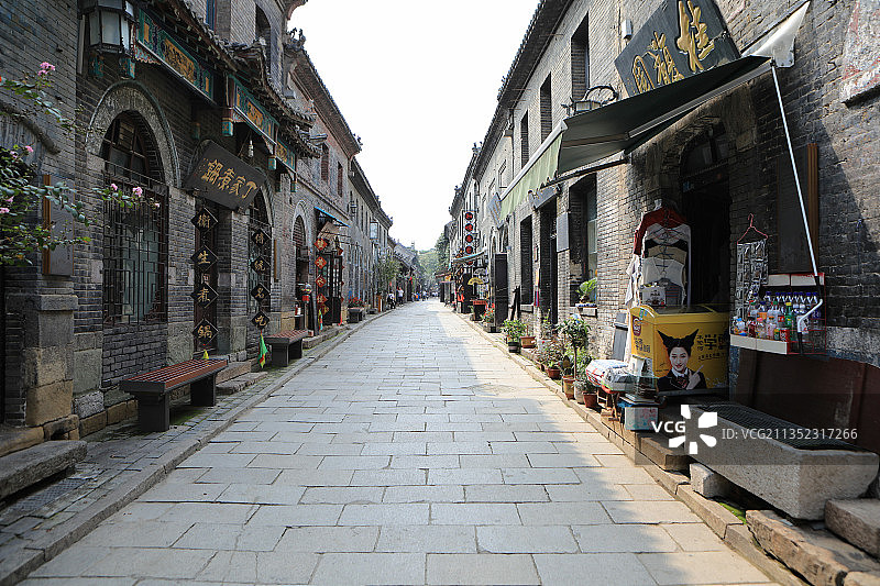 山东淄博周村古商城图片素材