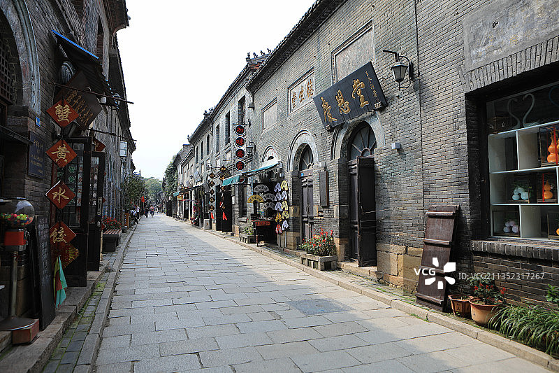 山东淄博周村古商城图片素材