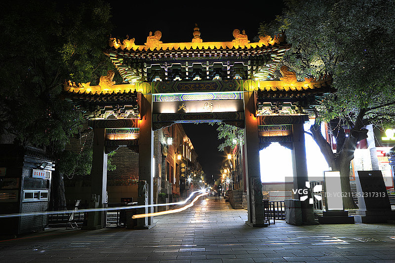 山东淄博周村古商城图片素材