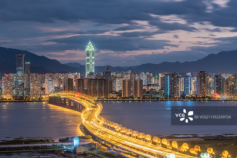 温州瓯越大桥图片素材