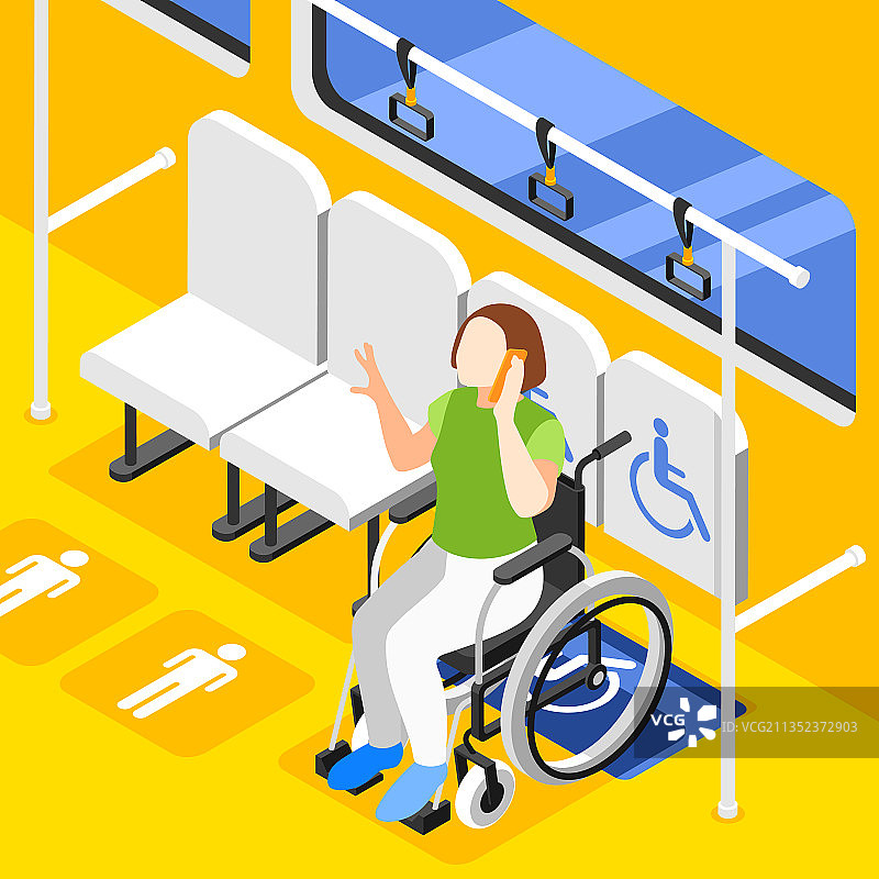 无障碍环境背景图片素材