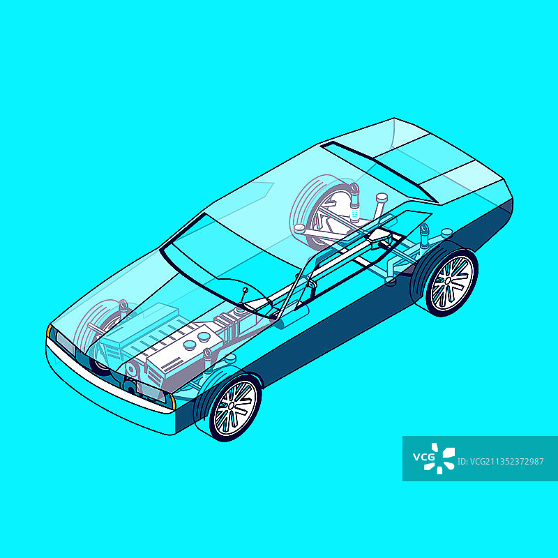 机动车零部件组合图片素材