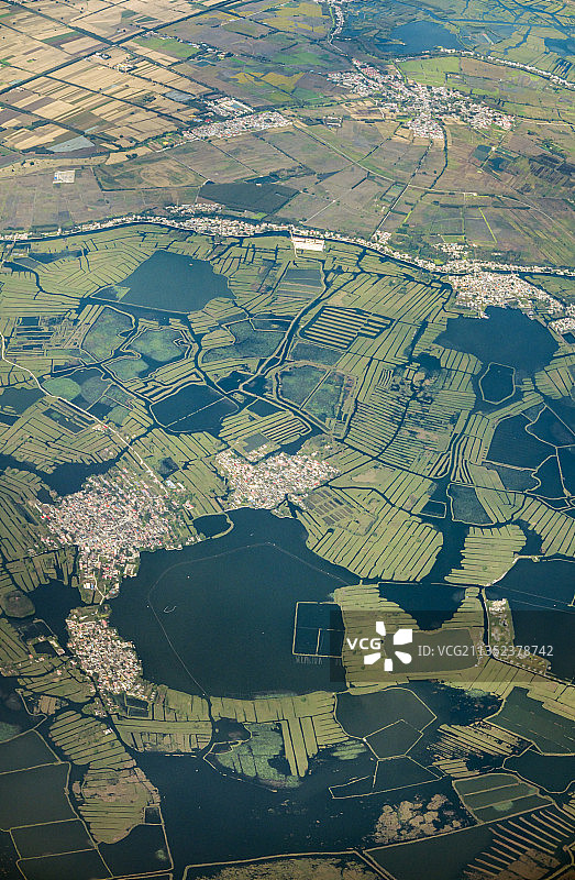 白洋淀航拍图片素材