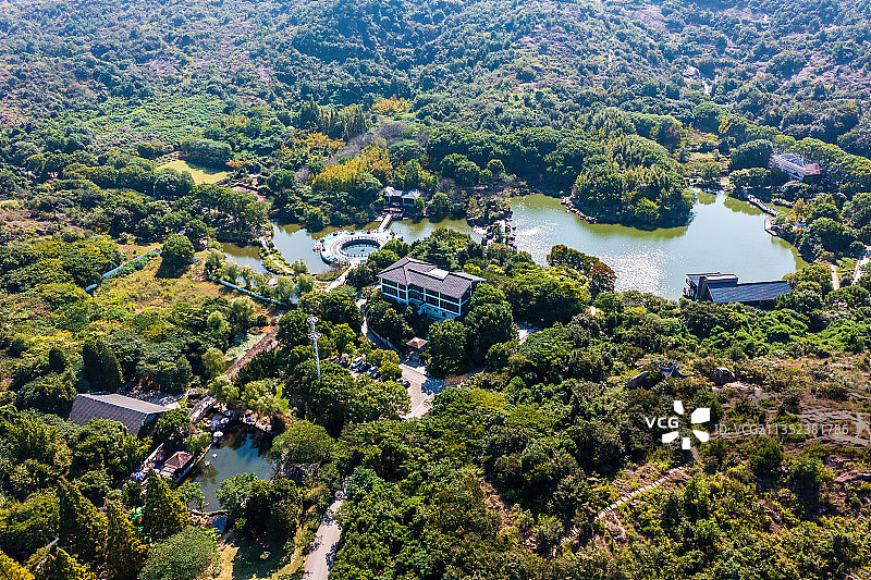 苏州白马涧龙池景区风光图片素材