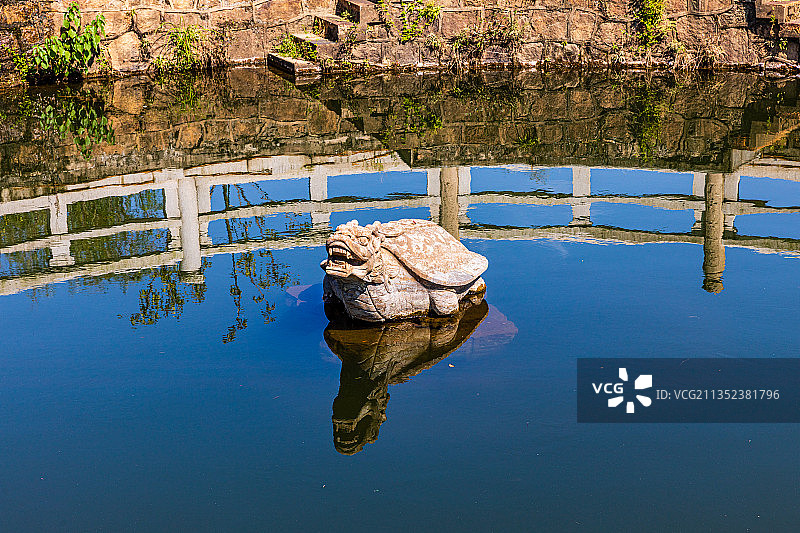 苏州白马涧龙池景区风光图片素材