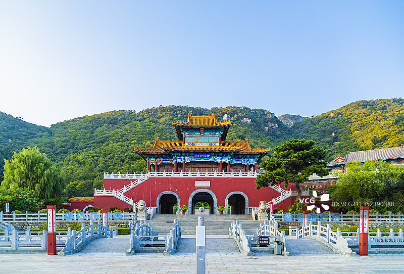 中国天津蓟县盘山风景区风光图片素材