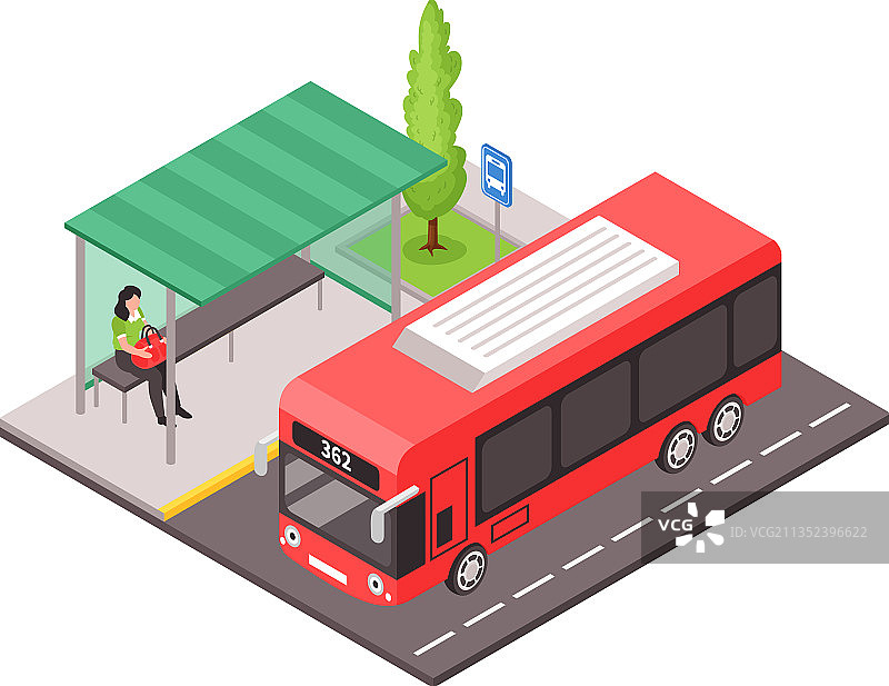 候车亭图标图片素材