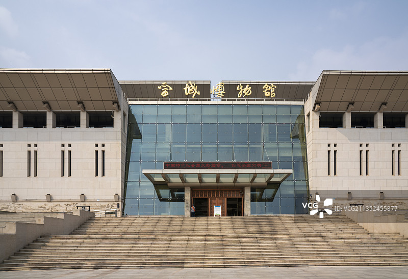 山西省晋城市博物馆建筑外观图片素材