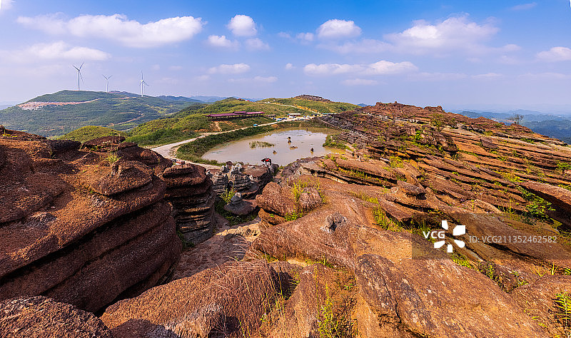 腊尔山红石林图片素材
