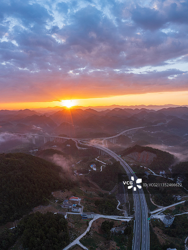 湖北恩施交通四通八达图片素材