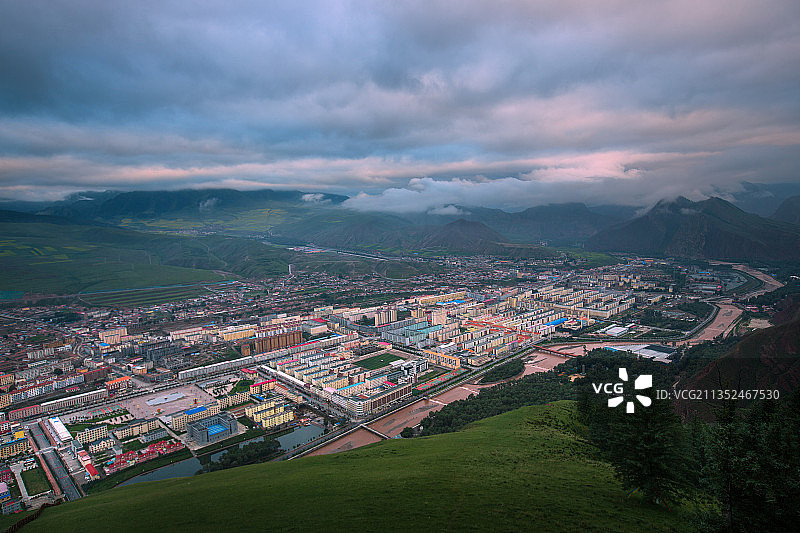 青海卓尔山祁连县风光图片素材