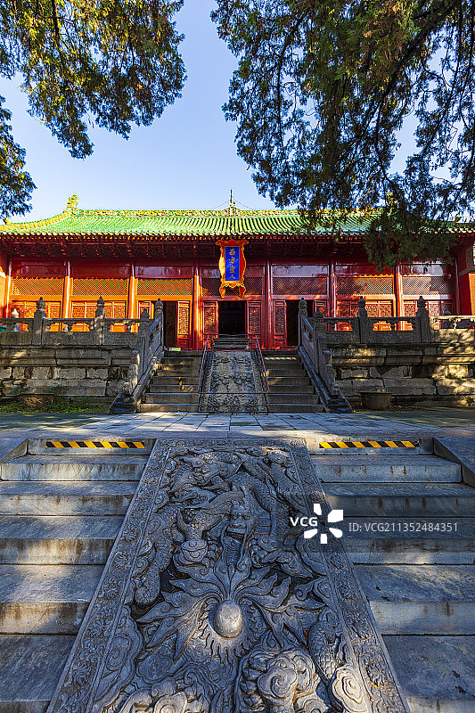 中国河南省郑州登封少林寺—西方圣人（千佛殿）图片素材