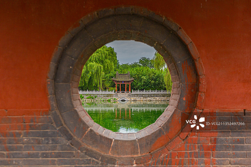 河南省济源市济渎庙图片素材