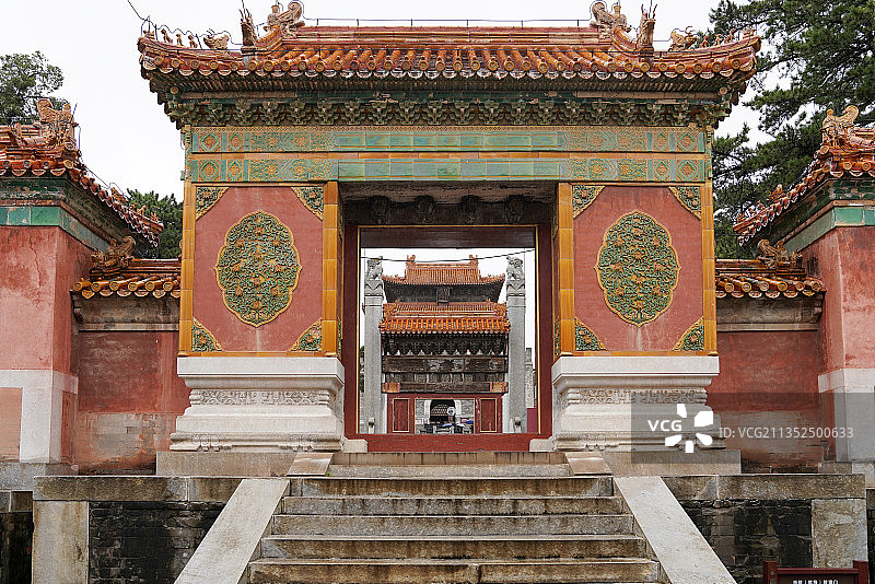 河北省 唐山市 遵化市 清东陵 乾隆帝 裕陵图片素材