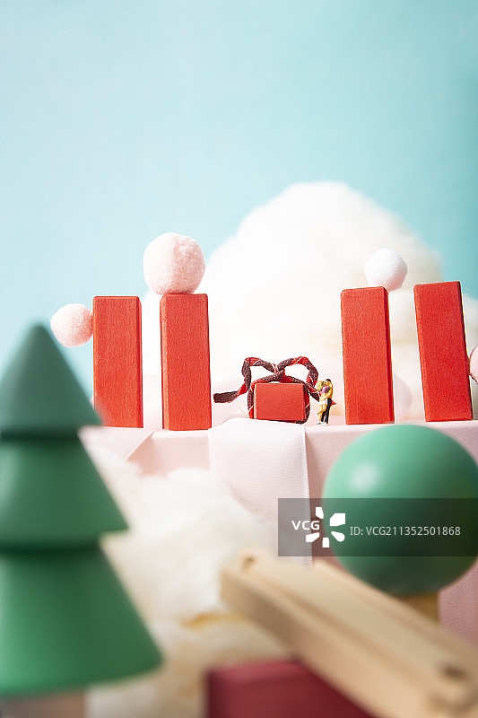 双十一购物节卡通游乐园创意静物图片素材