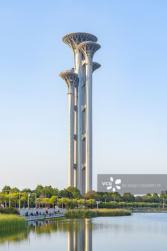 中国北京奥林匹克塔图片素材