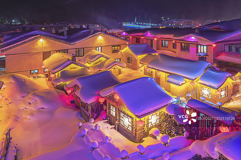 黑龙江雪乡图片素材